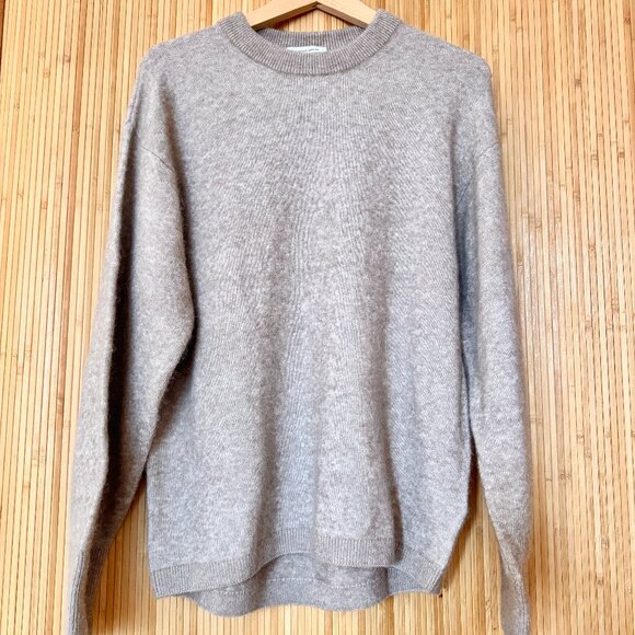 & Other Stories Oversized Sweater - Beige/Oatmeal Size XS - Picture 2 of 7